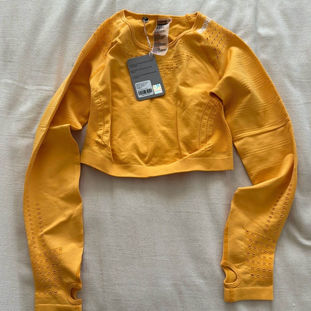 BNWT GYMSHARK CROPPED LONG SLEEVE